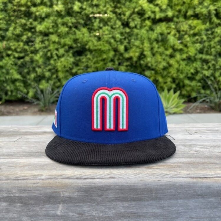 New Era Mexico "M" Royal /Black Cord w/Flag 950 Snapback