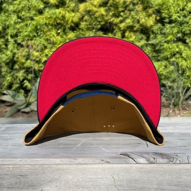 New Era Mexico "M" Tan/ Navy w/Flag 950