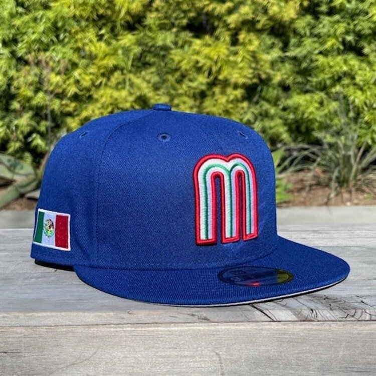 New Era Mexico Royal "M" w/Flag 950 Snapback