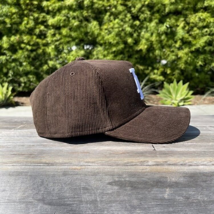 New Era LA Dodgers Brown Corduroy 940 A-Frame