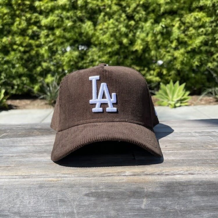 New Era LA Dodgers Brown Corduroy 940 A-Frame