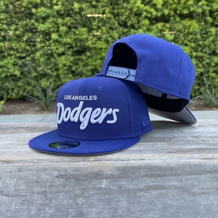 New Era LA Royal White Script 950 Snapback