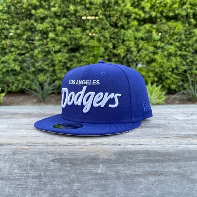 New Era LA Royal White Script 950 Snapback