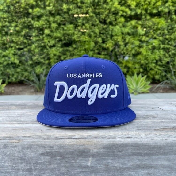 New Era LA Royal White Script 950 Snapback