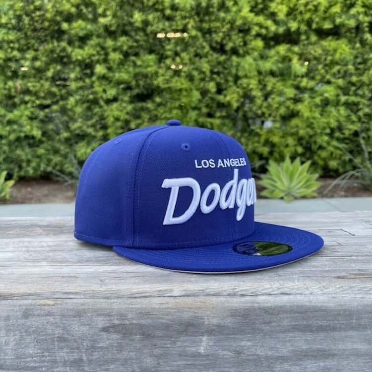 New Era LA Royal White Script 950 Snapback