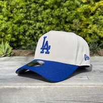 New Era LA Dodgers Stone/Royal White Outline 940 A-Frame
