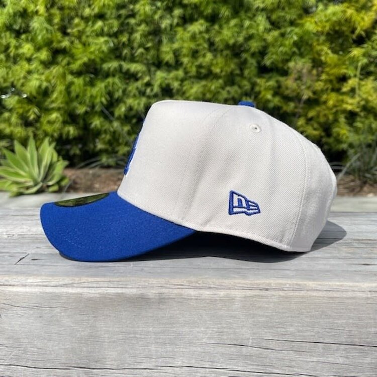 New Era LA Dodgers Stone/Royal White Outline 940 A-Frame