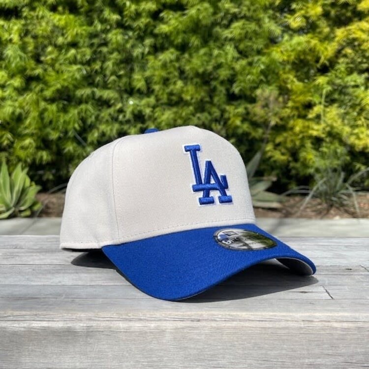 New Era LA Dodgers Stone/Royal White Outline 940 A-Frame