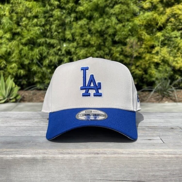 New Era LA Dodgers Stone/Royal White Outline 940 A-Frame
