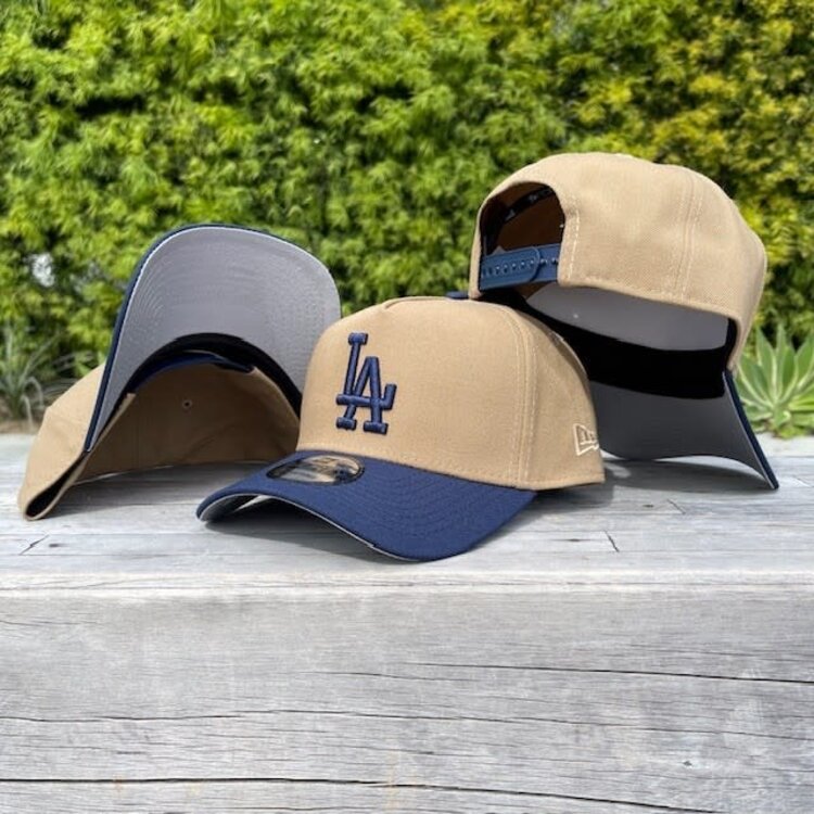 New Era LA Khaki/Dark Blue 940 A-Frame