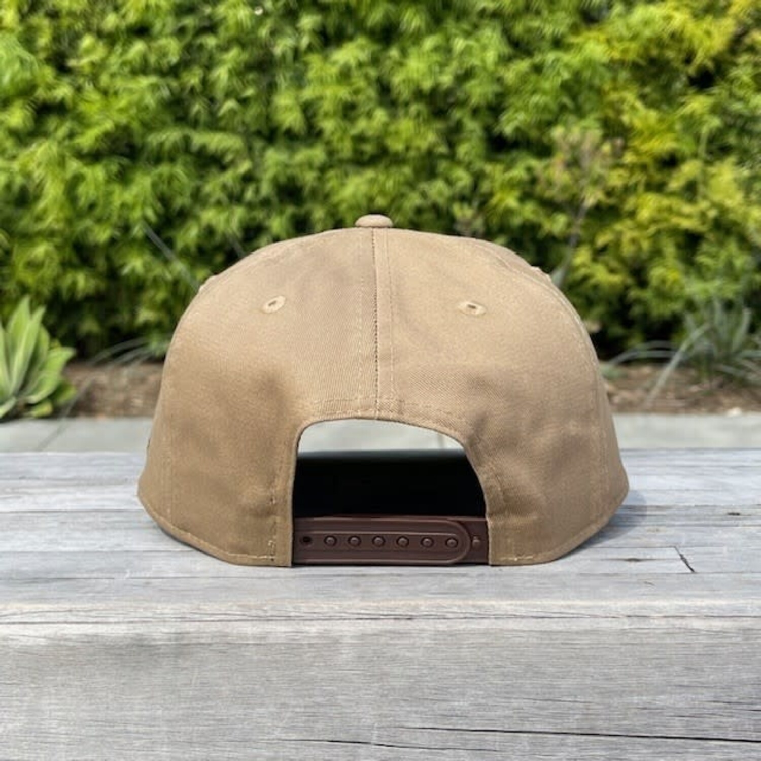 LA Khaki Brown-Ivory 940 A-Frame Snapback - The Locker Room of Downey