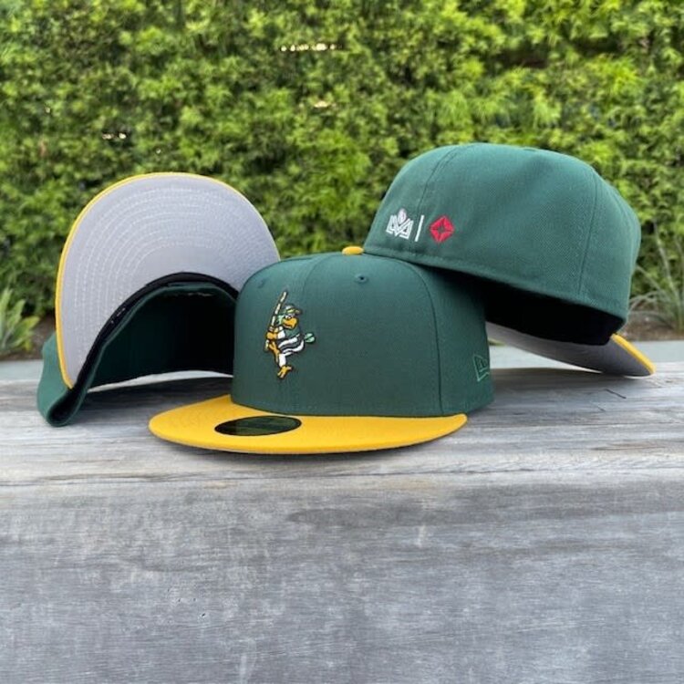 New Era Caneros Green/Gold Swinging Bird