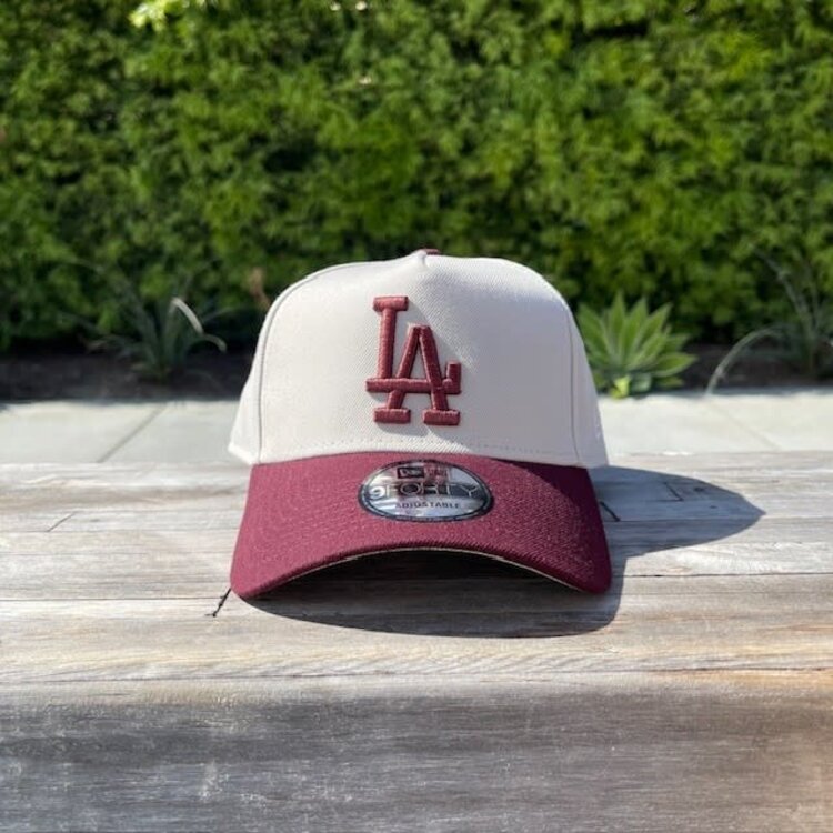 New Era LA Stone/Maroon 940 A-Frame