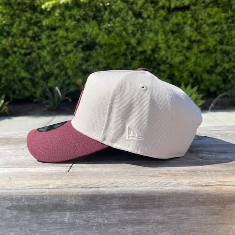 New Era LA Stone/Maroon 940 A-Frame