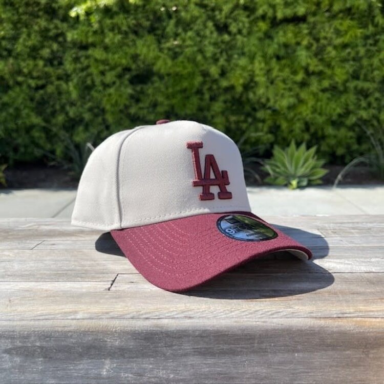 New Era LA Stone/Maroon 940 A-Frame