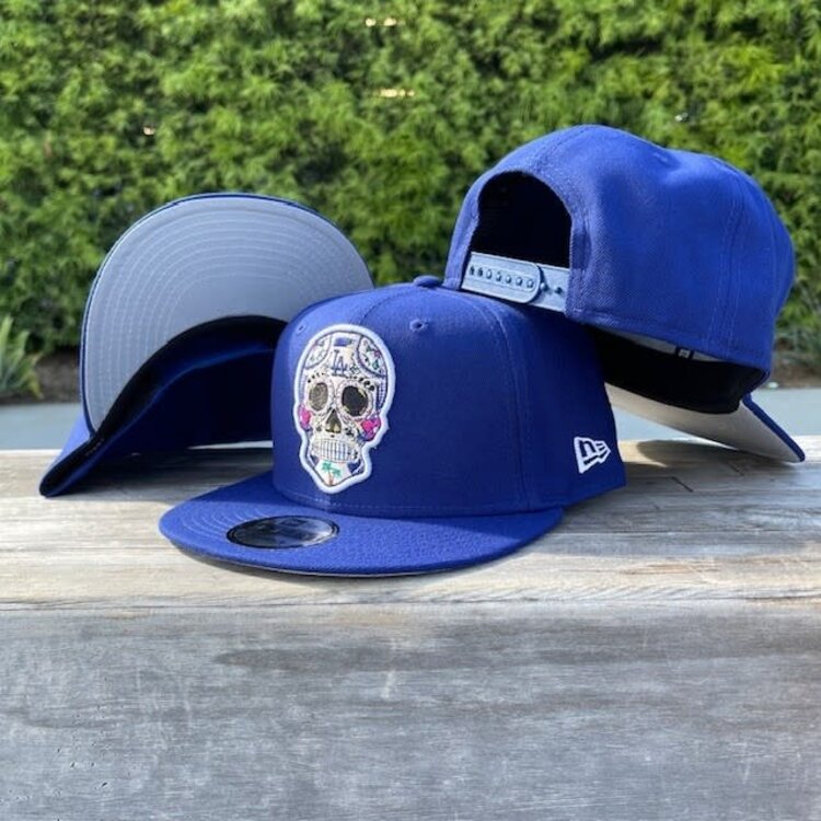 New Era LA Sugar Skull Royal Snapback