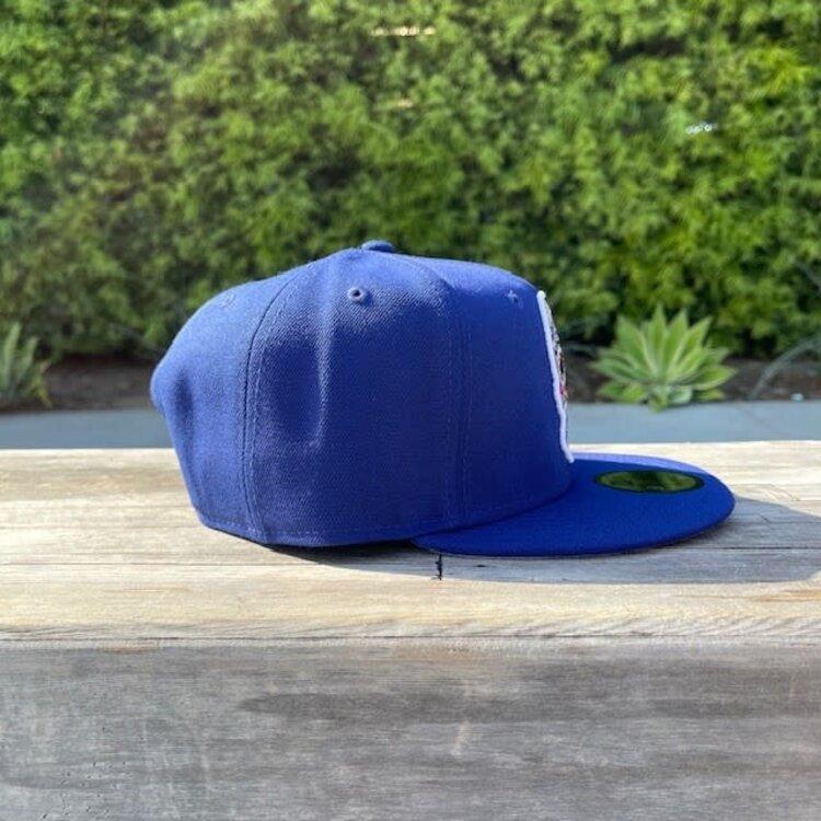 New Era LA Sugar Skull Royal Snapback