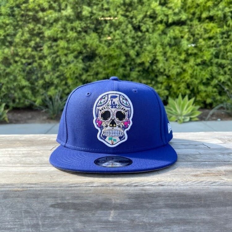 New Era LA Sugar Skull Royal Snapback