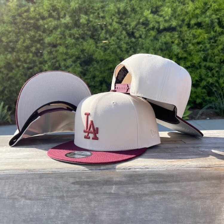 New Era LA Natural/Maroon 950 Snapback