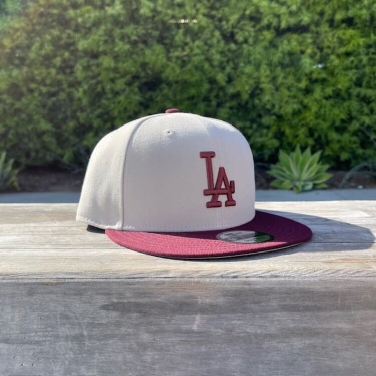 New Era LA Natural/Maroon 950 Snapback