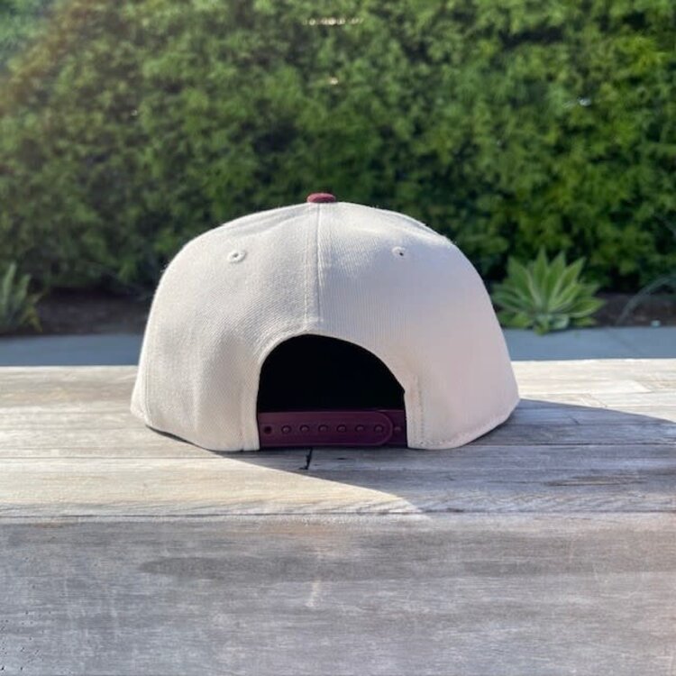 New Era LA Natural/Maroon 950 Snapback