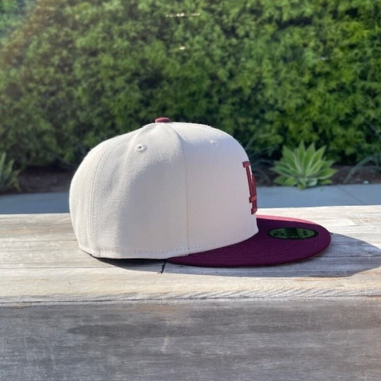 New Era LA Natural/Maroon 950 Snapback