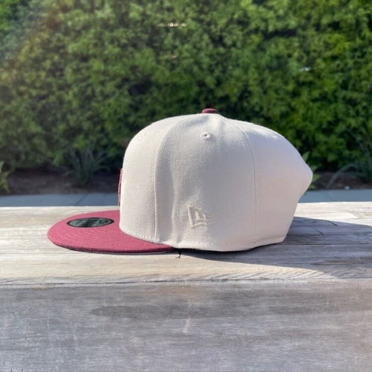 New Era LA Natural/Maroon 950 Snapback