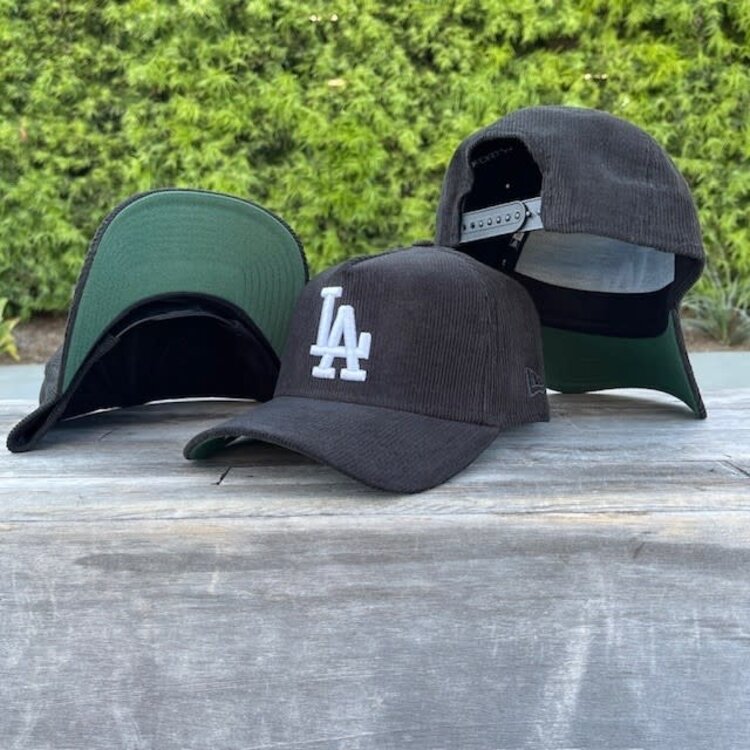 New Era LA Dodgers Black Corduroy 940 A-Frame