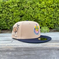 New Era Chivas Official Logo Khaki/Navy Goat SidePatch
