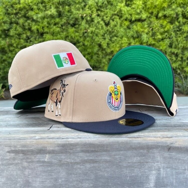New Era Chivas Official Logo Khaki/Navy Goat SidePatch