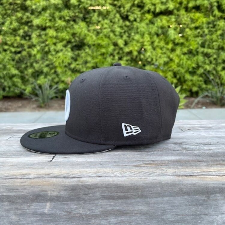 New Era Dodgers Black White "D" 950