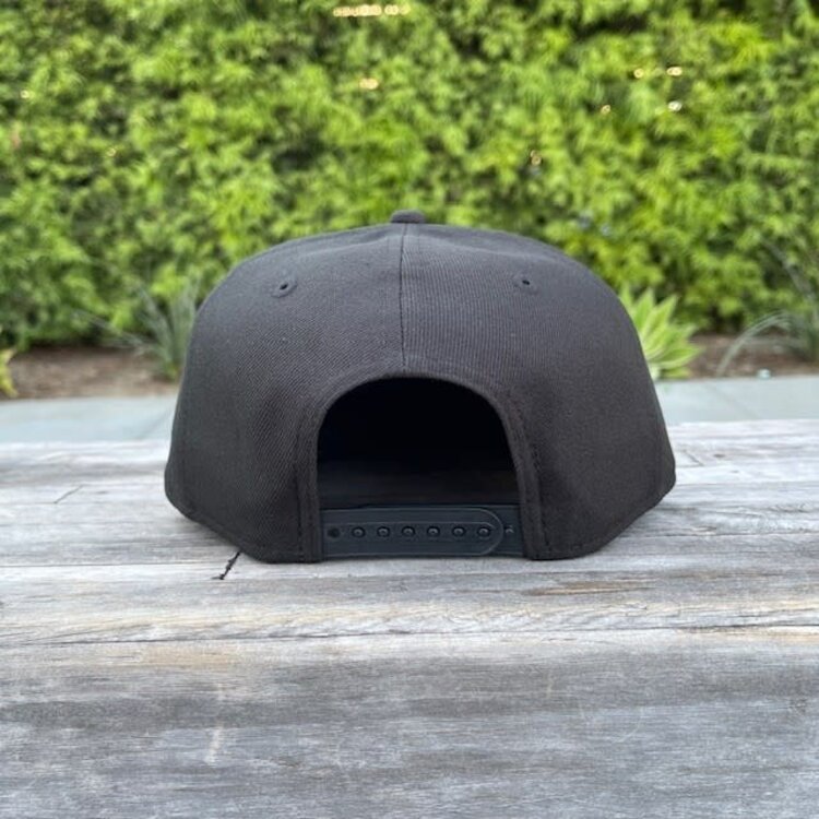 New Era Dodgers Black White "D" 950