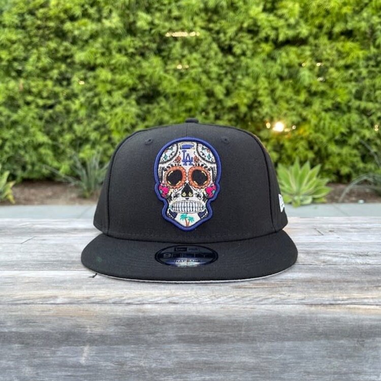 New Era LA Sugar Skull Black Snapback
