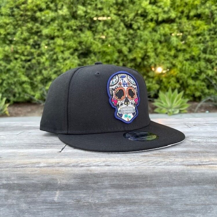 New Era LA Sugar Skull Black Snapback