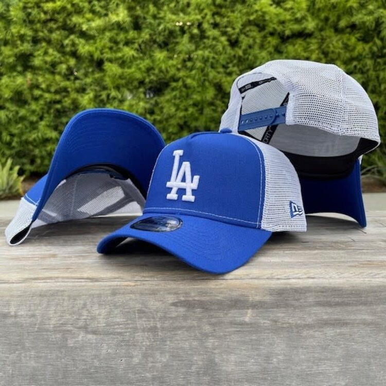 New Era LA Royal White Trucker Mesh 940 AF