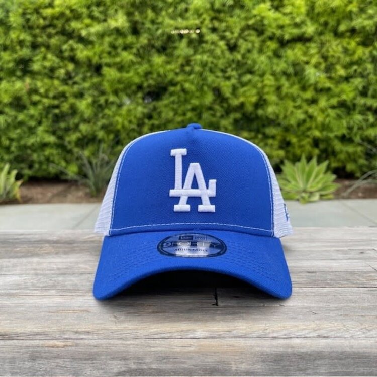 New Era LA Royal White Trucker Mesh 940 AF