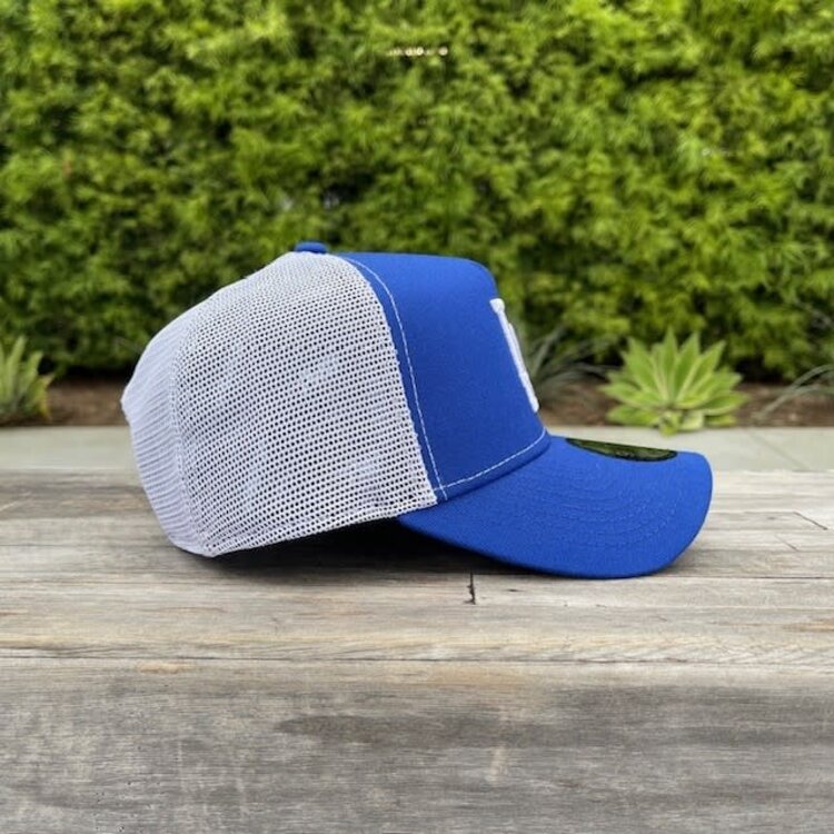 New Era LA Royal White Trucker Mesh 940 AF
