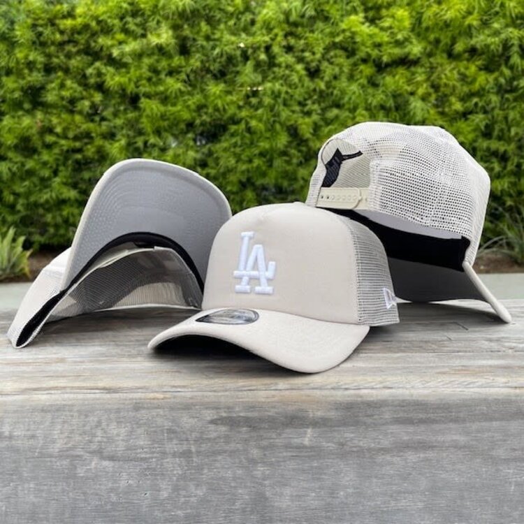New Era LA Stone Foam Front Trucker Mesh 940  A-Frame