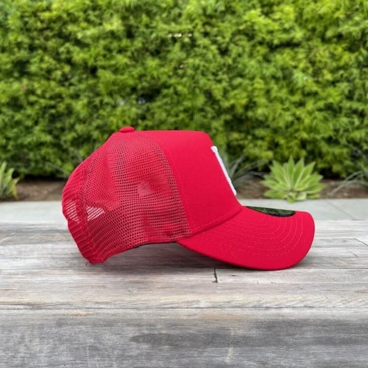 New Era LA Red Trucker Mesh 940 A-Frame