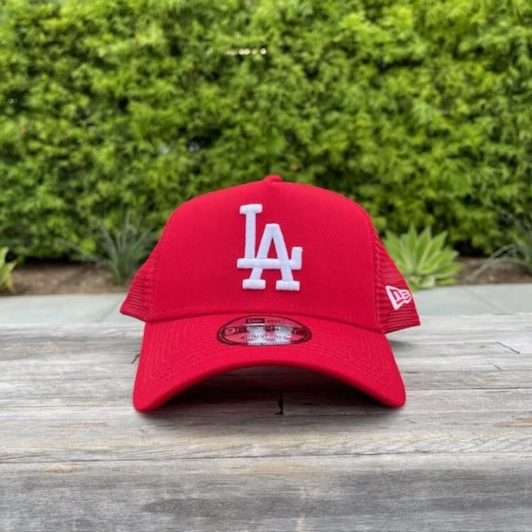 New Era LA Red Trucker Mesh 940 A-Frame