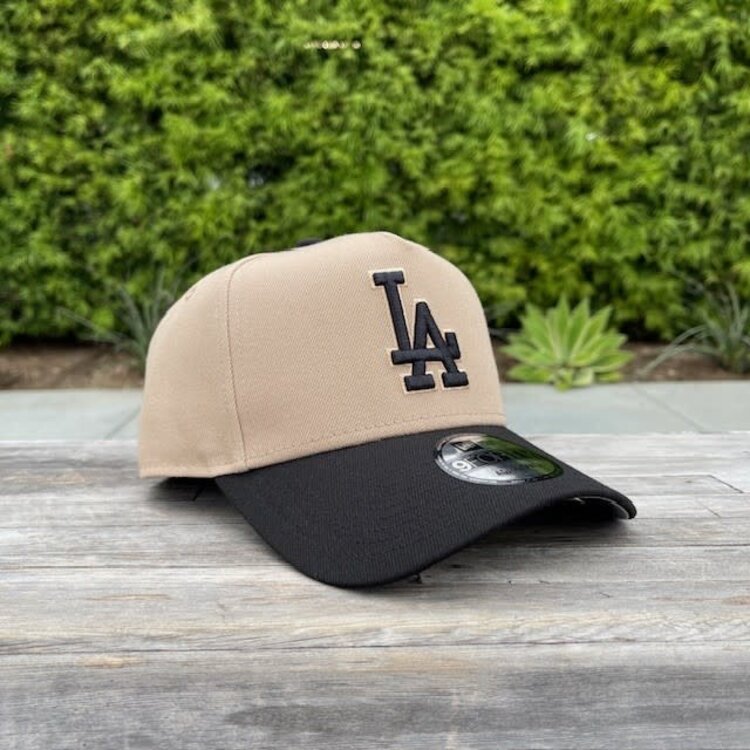 New Era LA Khaki/Black Khaki Outline 940 A-Frame