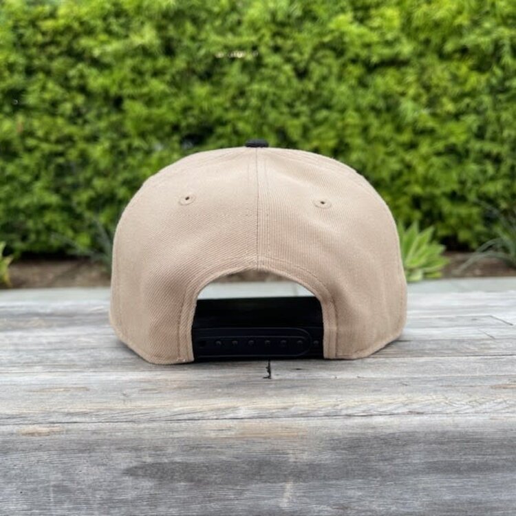 New Era LA Khaki/Black Khaki Outline 940 A-Frame