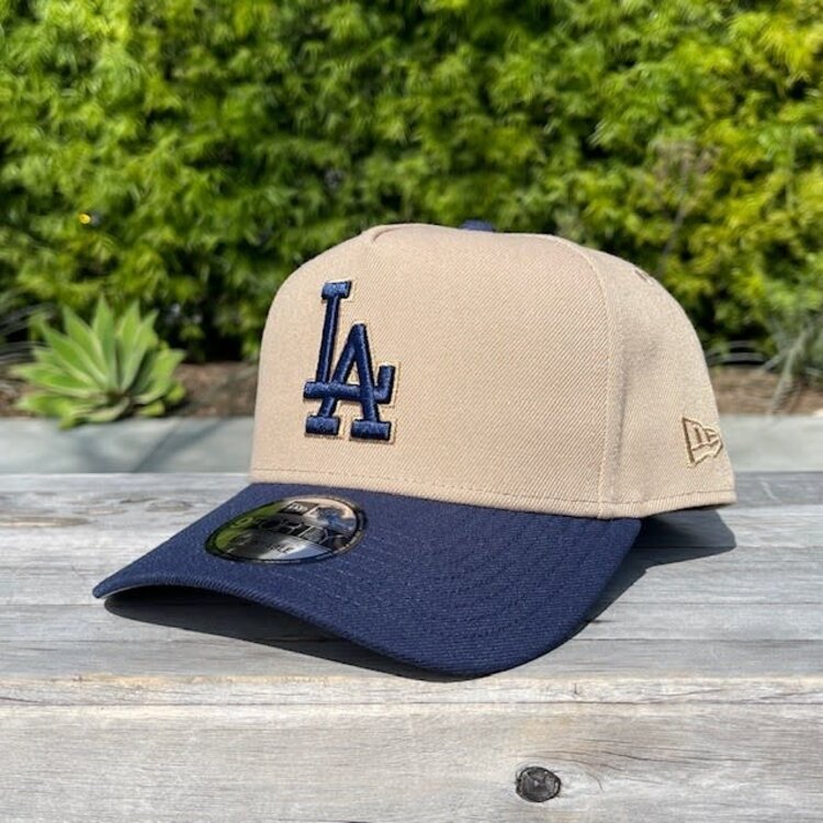 New Era LA Khaki/Navy Khaki Outline 940 A-Frame
