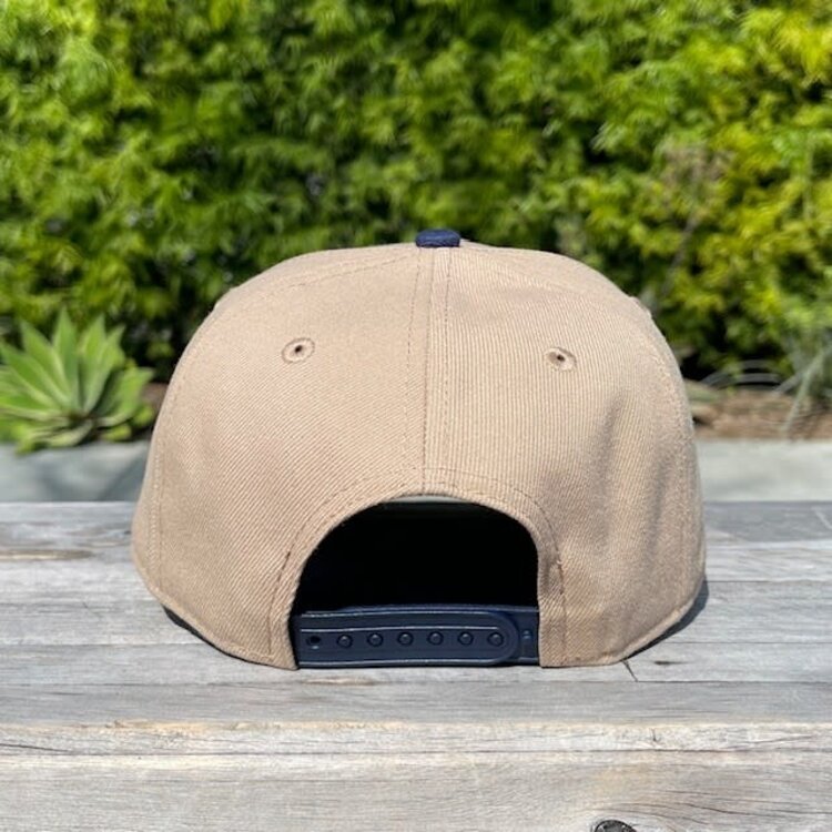 New Era LA Khaki/Navy Khaki Outline 940 A-Frame