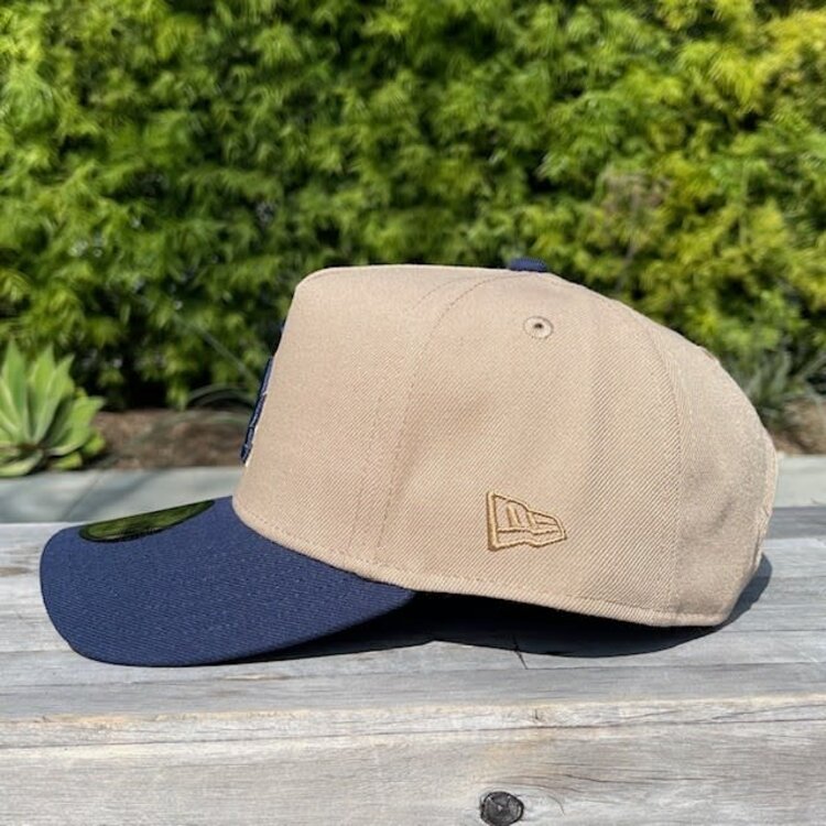 New Era LA Khaki/Navy Khaki Outline 940 A-Frame