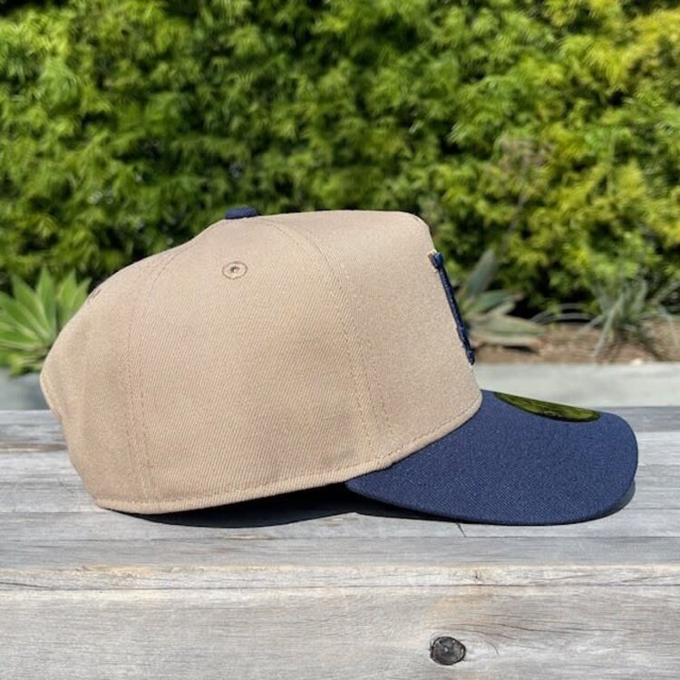 New Era LA Khaki/Navy Khaki Outline 940 A-Frame