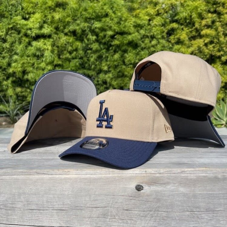 New Era LA Khaki/Navy Khaki Outline 940 A-Frame
