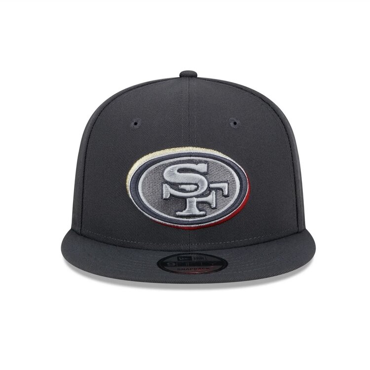 New Era 49ers 2024 NFL Draft On-Stage Graphite Snapback