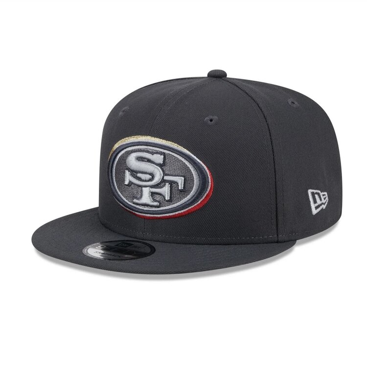 New Era 49ers 2024 NFL Draft On-Stage Graphite Snapback