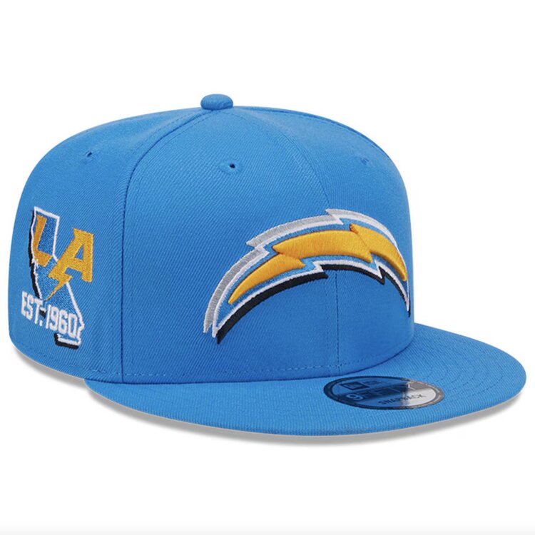 New Era Chargers 2024 NFL Draft Light Blue Team Snapback